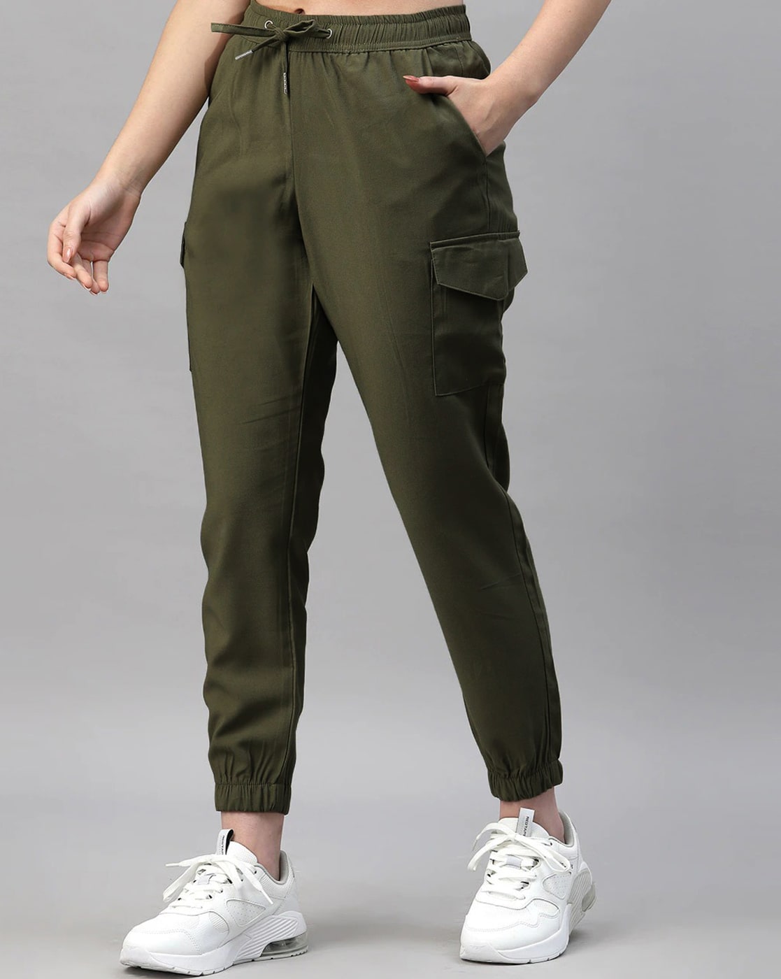 6 Pocket Cargo Trouser-Olive Green