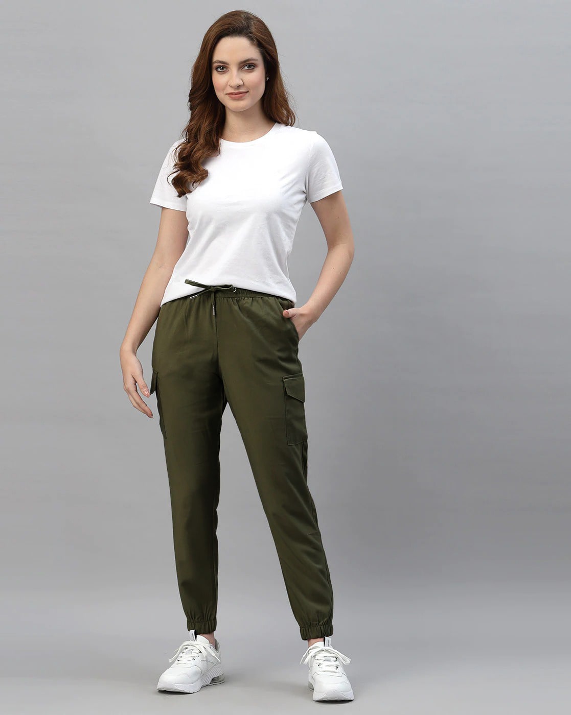 6 Pocket Cargo Trouser-Olive Green