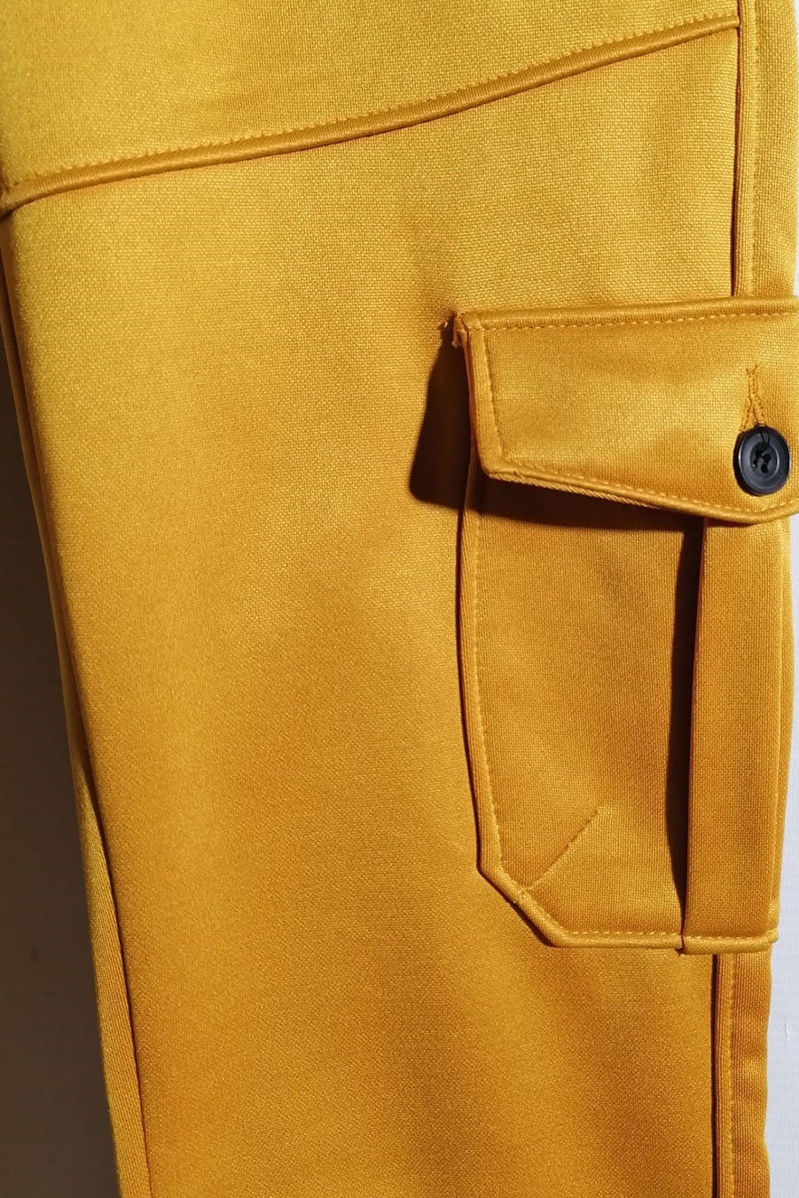 6 Pocket Cargo Trouser-Mustard Yellow