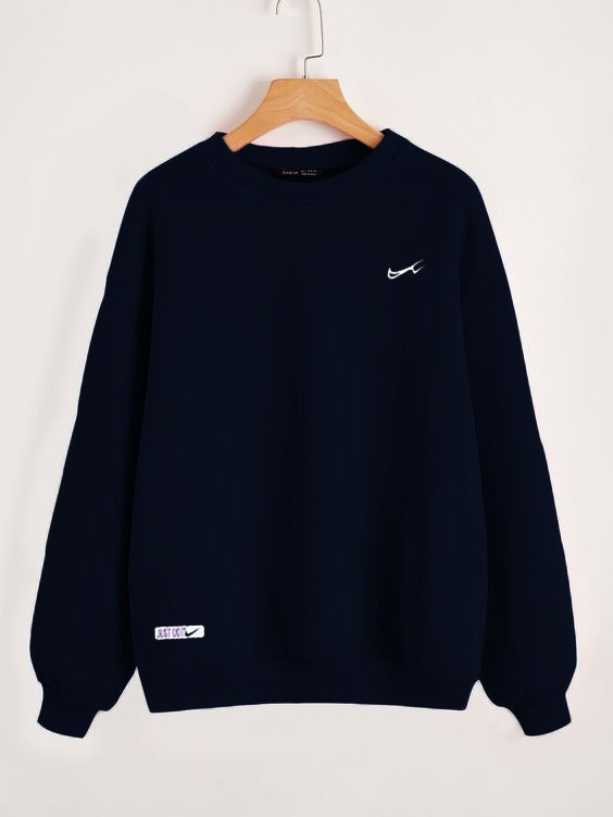 Casual Nike Sweatshirt Export Quality-Blue