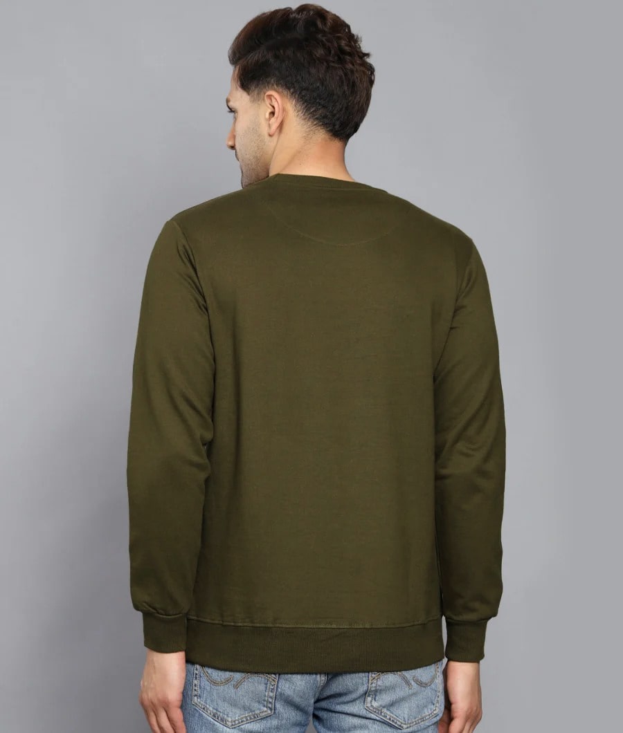 Casual Nike Sweatshirt Export Quality-Solider Green