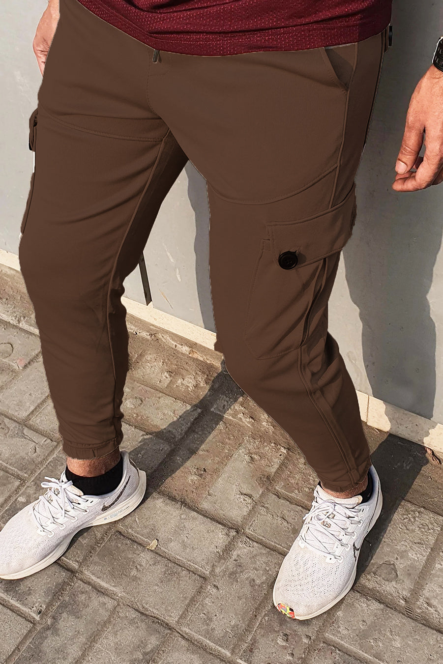 6 Pocket Cargo Trouser-Brown