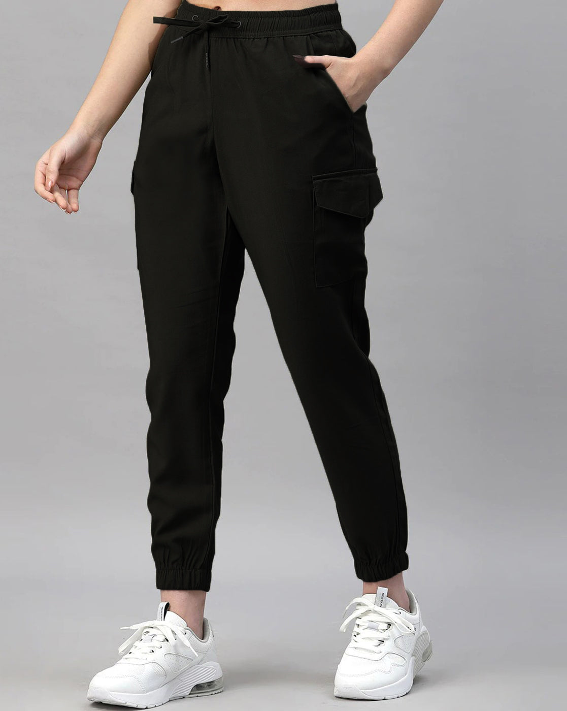 6 Pocket Cargo Trouser-Black