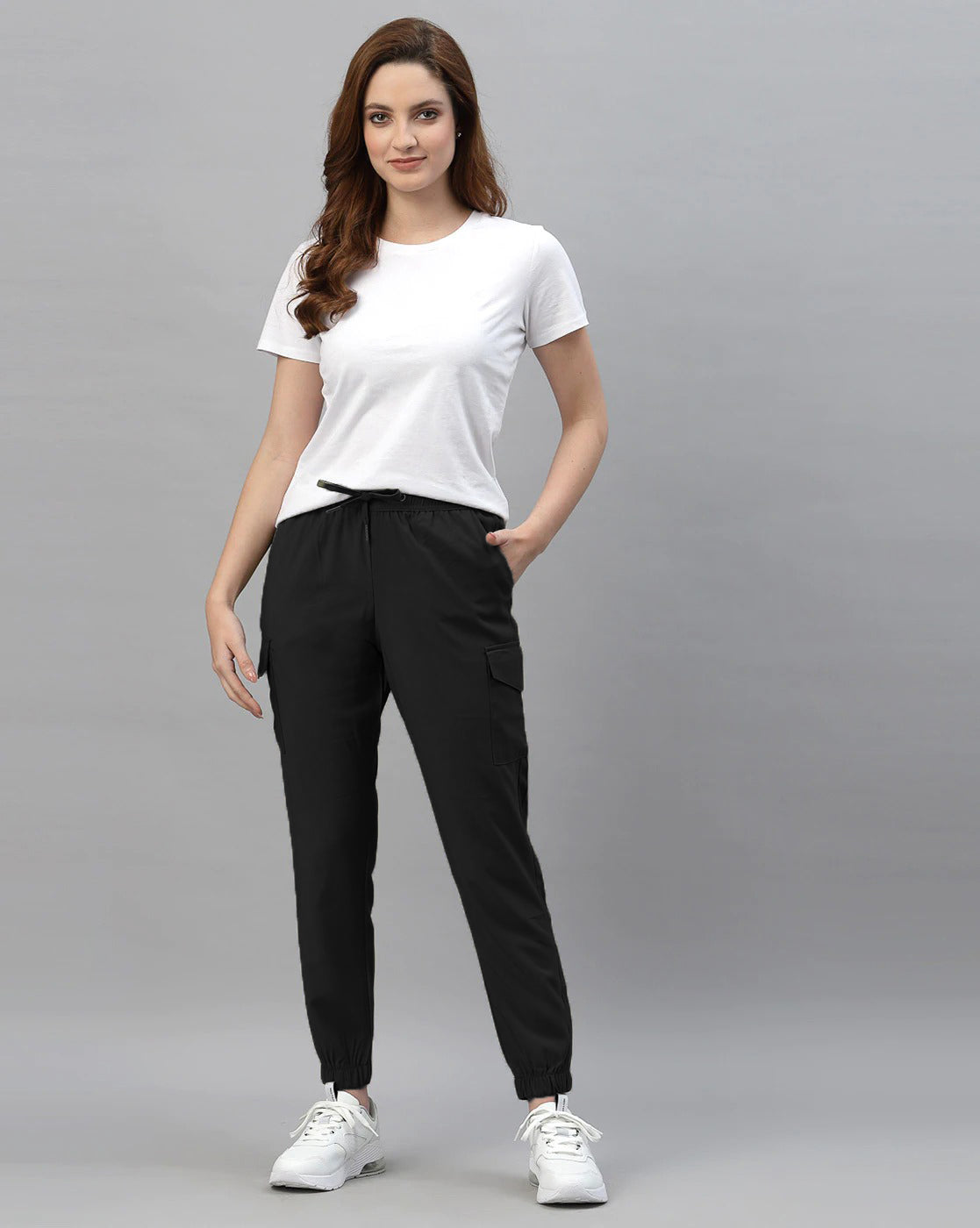 6 Pocket Cargo Trouser-Black