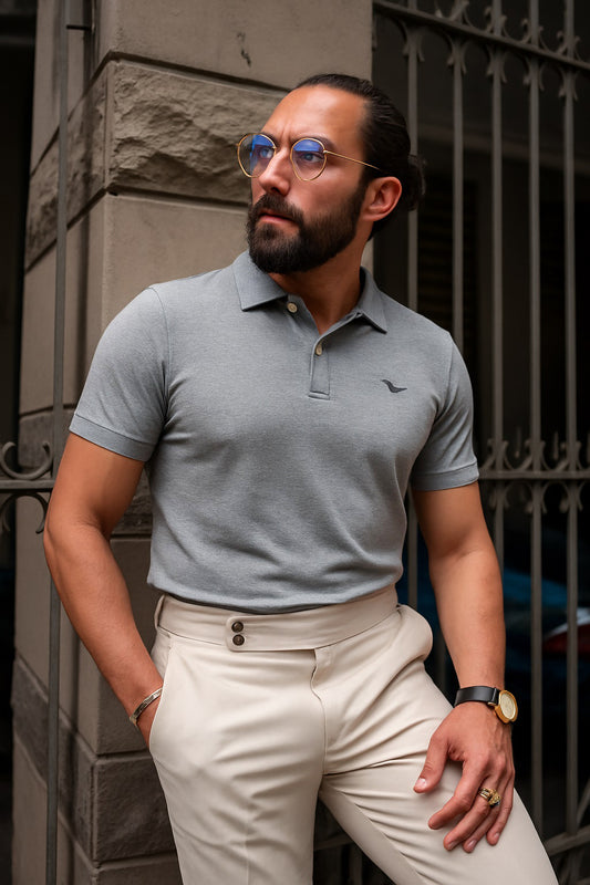 Men Imported  Yact Super Stretchable Shirt