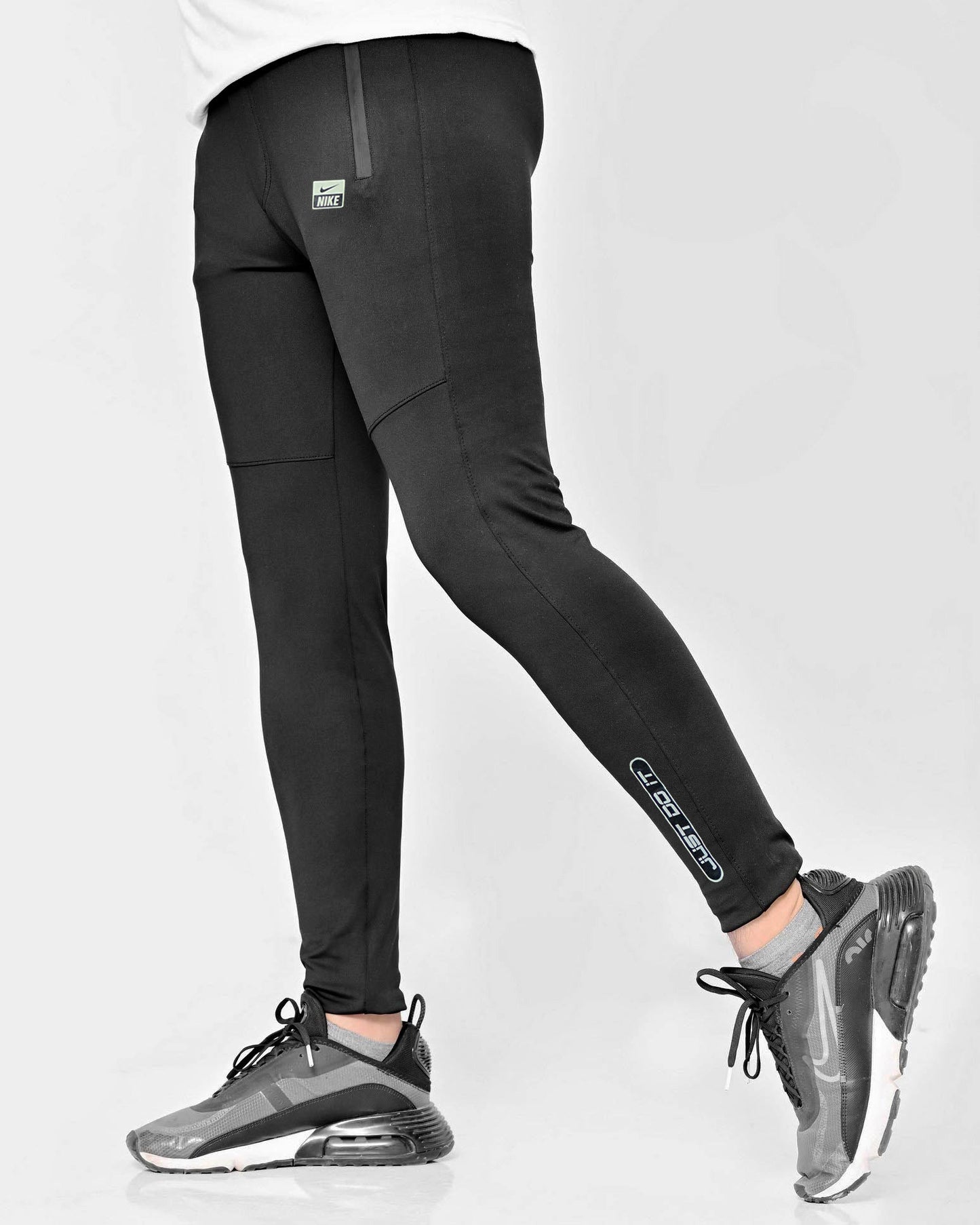 Men Casual Nike Super Stretchable Imported Trouser-Black