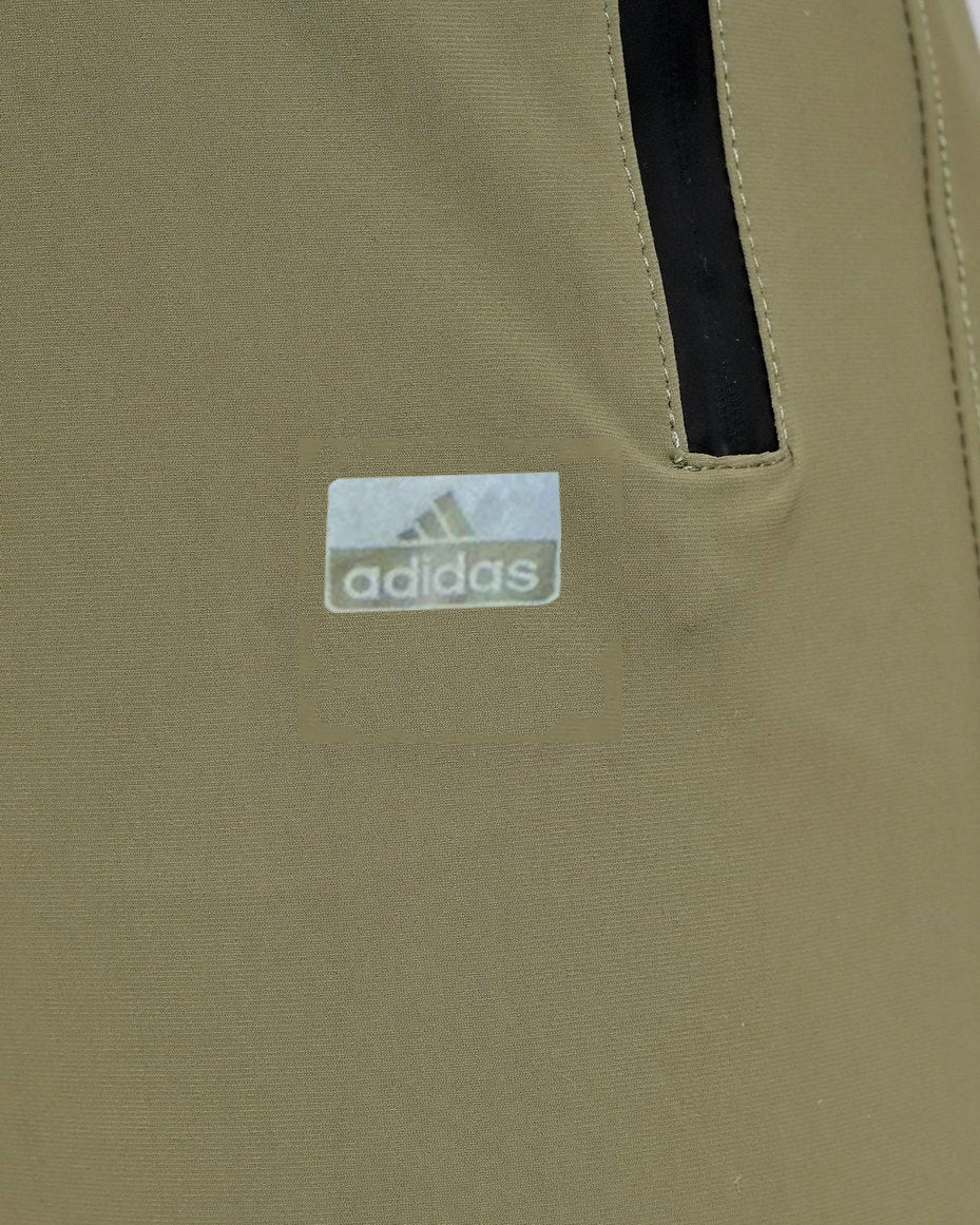 Men Casual Adidas Super Stretchable Imported Trouser-Solider Green