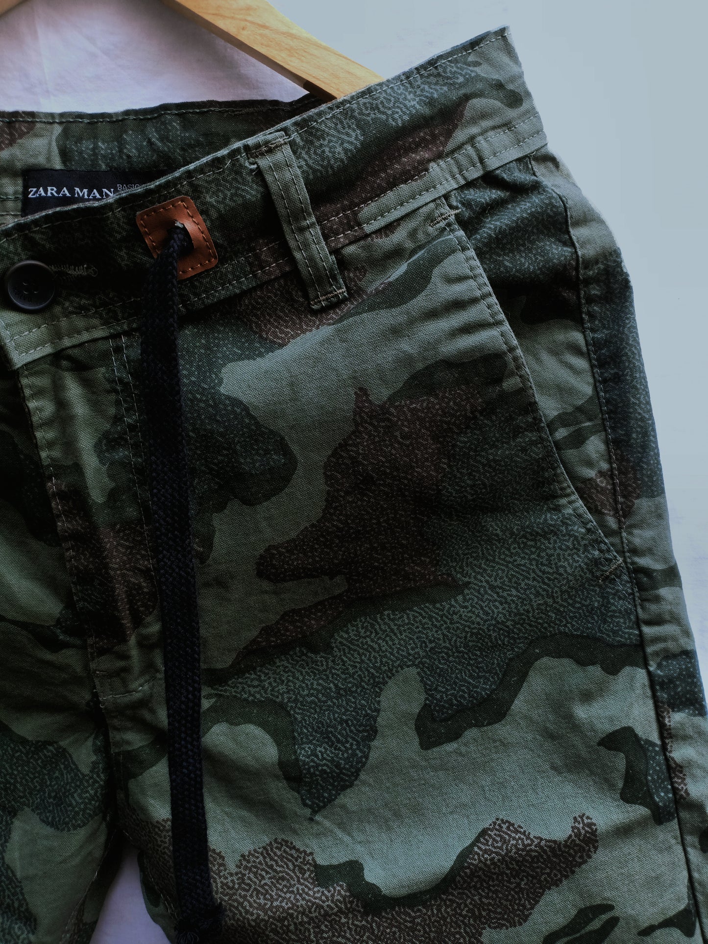 Camo Solider Patched Short