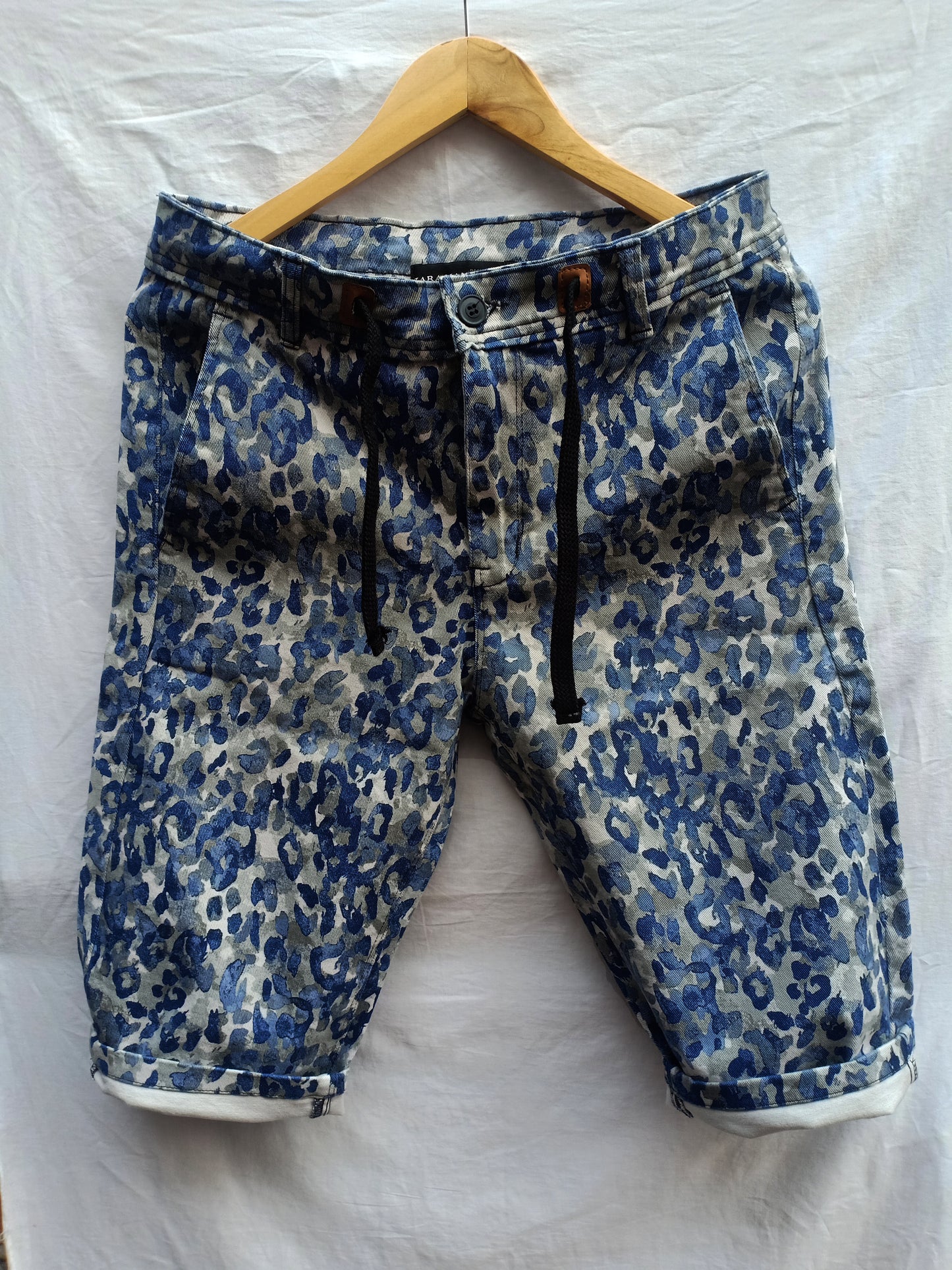 Camo Blue Print Tiger Short