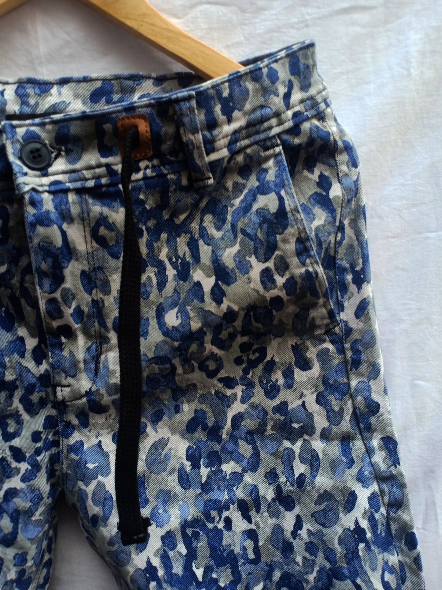 Camo Blue Print Tiger Short