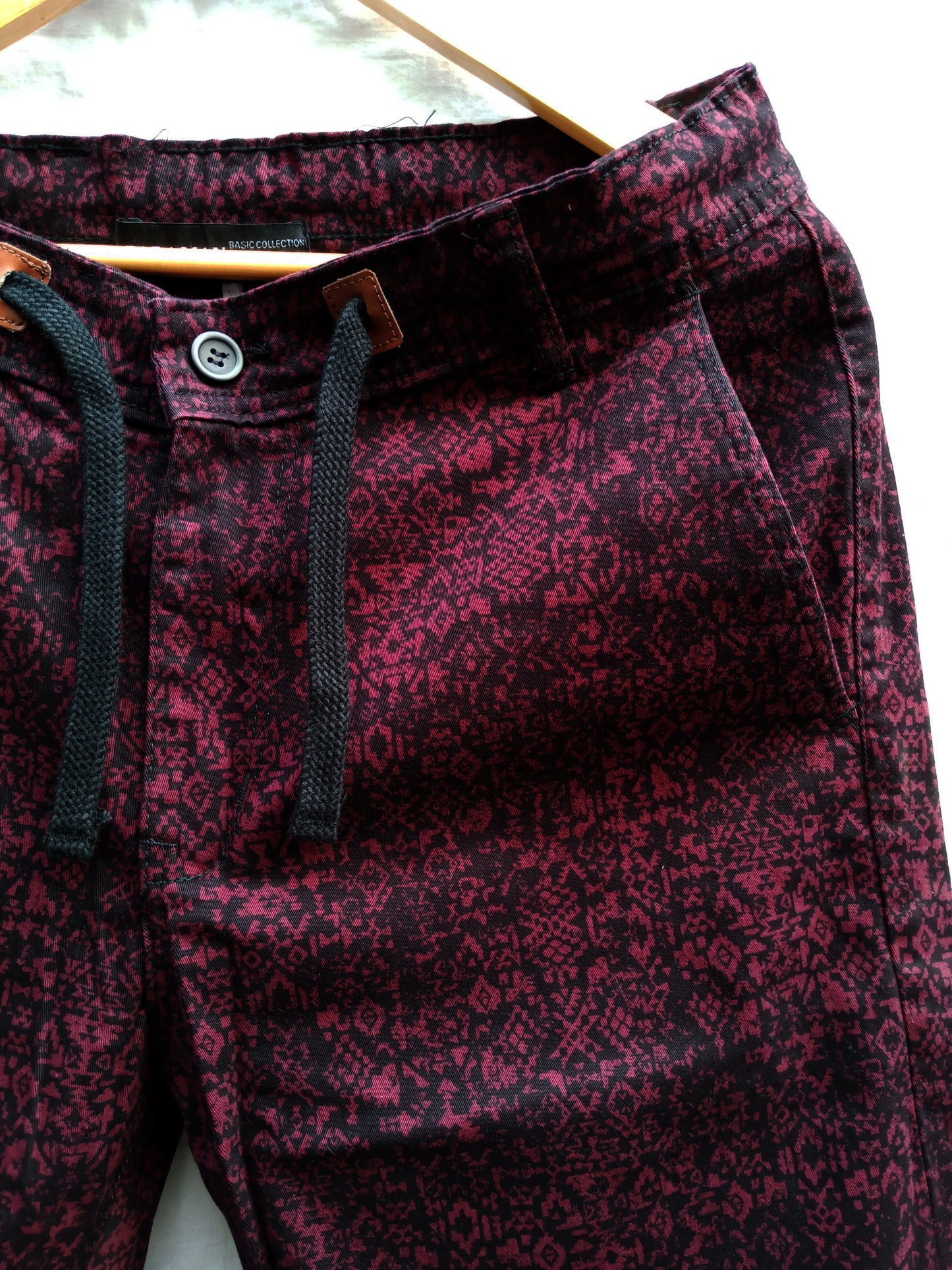 Camo Maroon Rufil Camouflaged Short