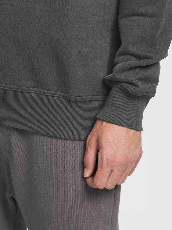 Casual Blakely Sweatshirt Export Quality-Charcoal Grey