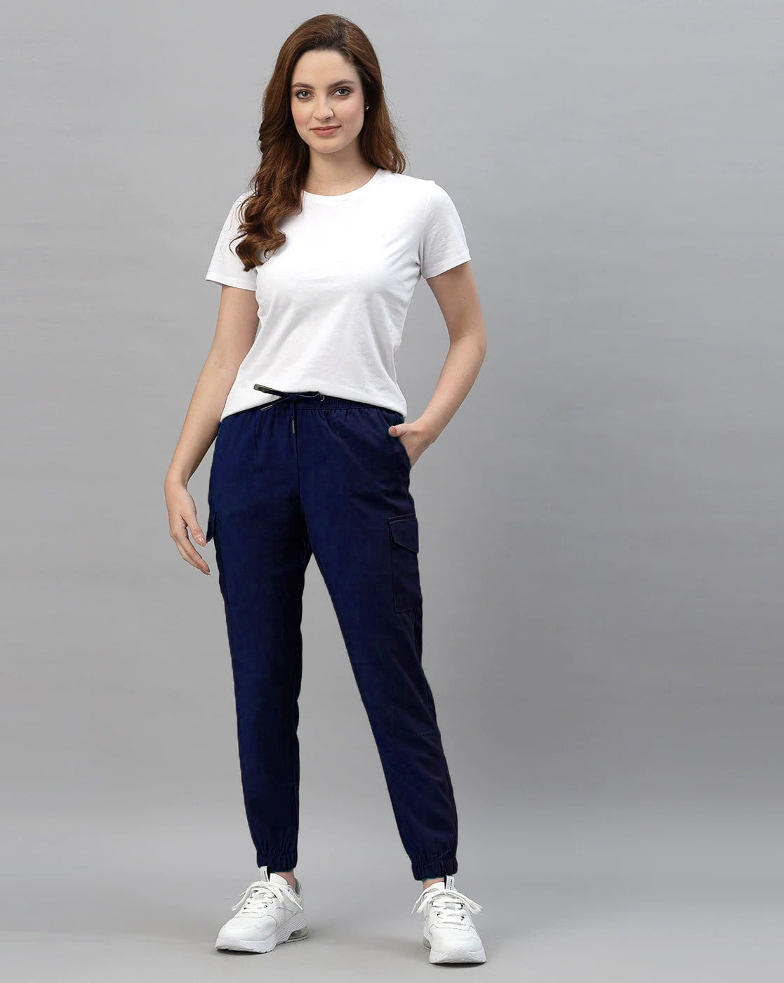 6 Pocket Cargo Trouser-Blue