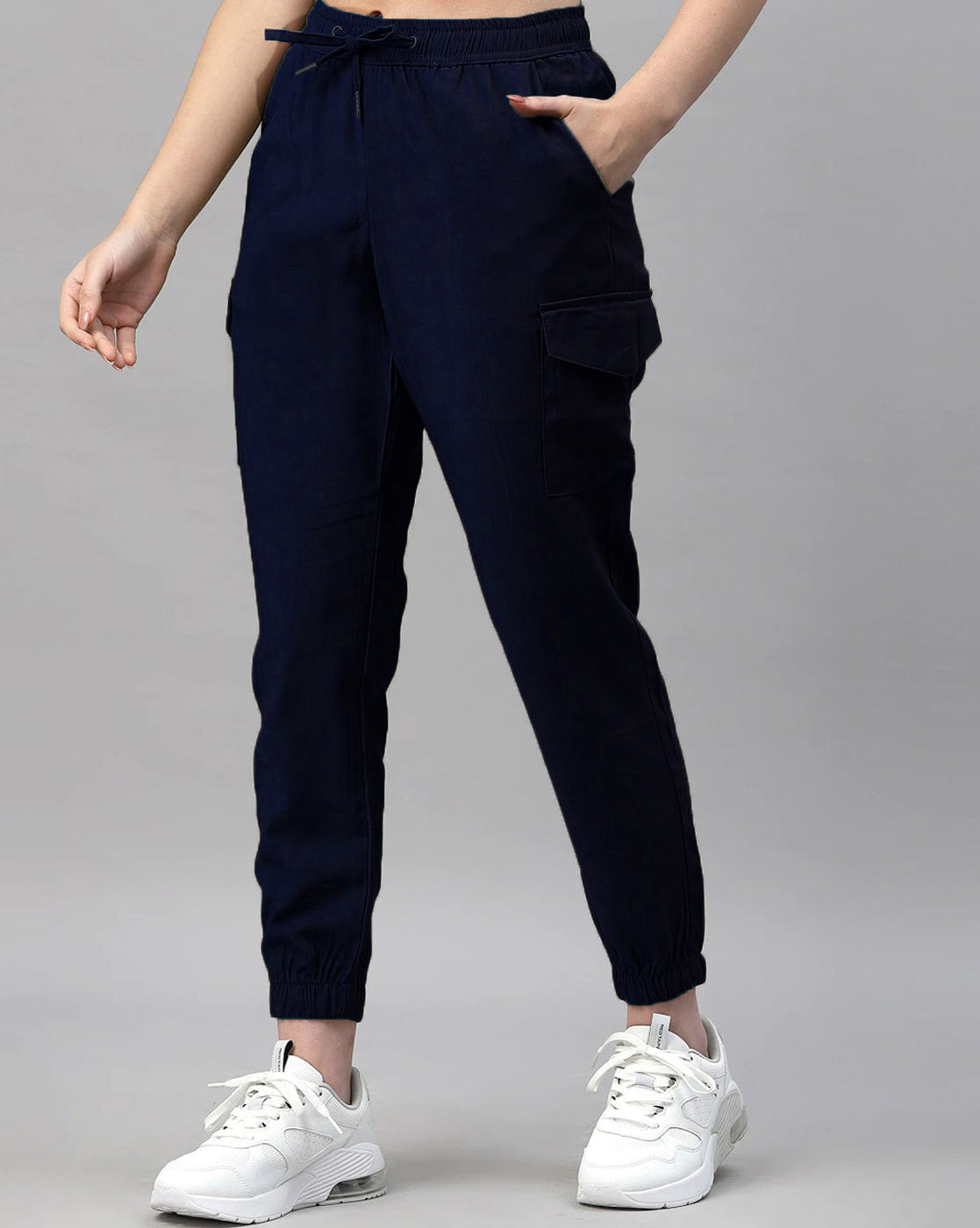 6 Pocket Cargo Trouser-Blue