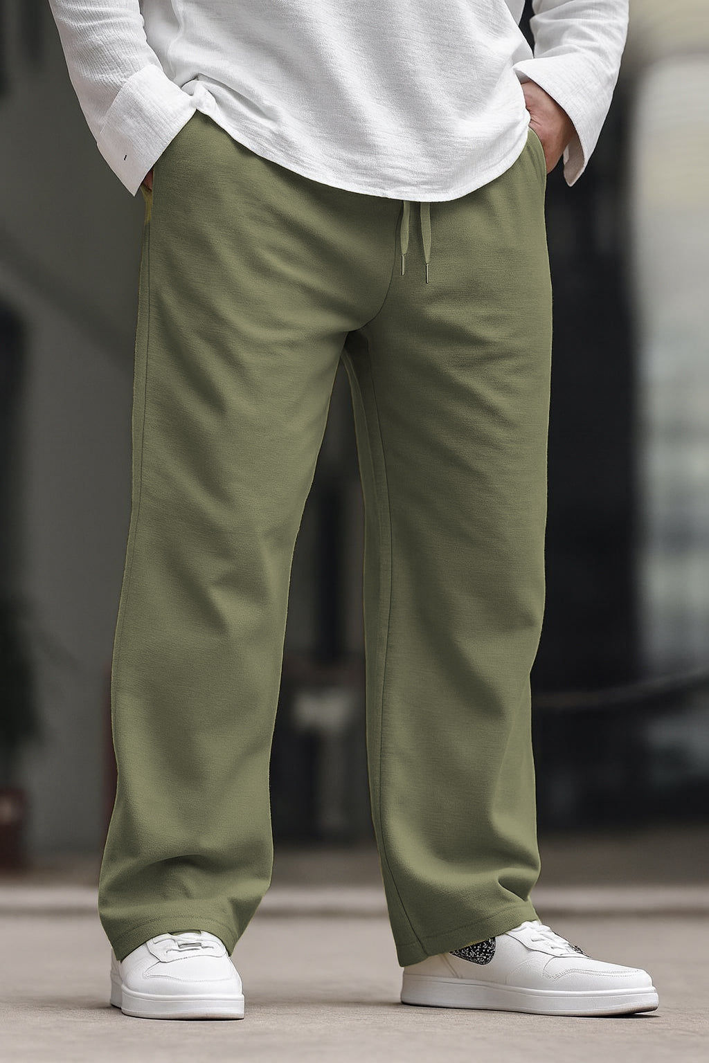 Imported Loose Bottom Trouser-Fabince