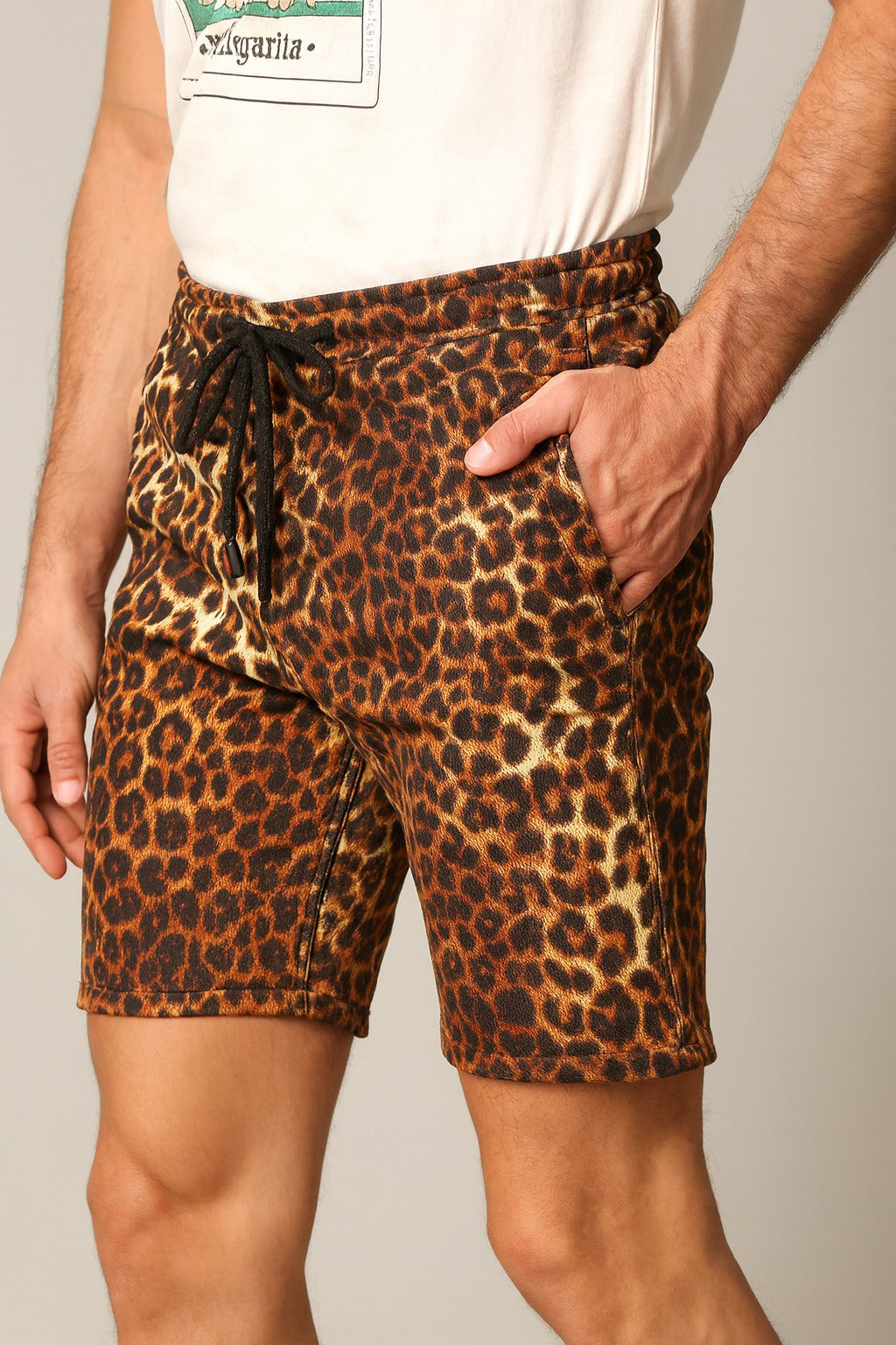 Camouflaged Cheetah Print Short
