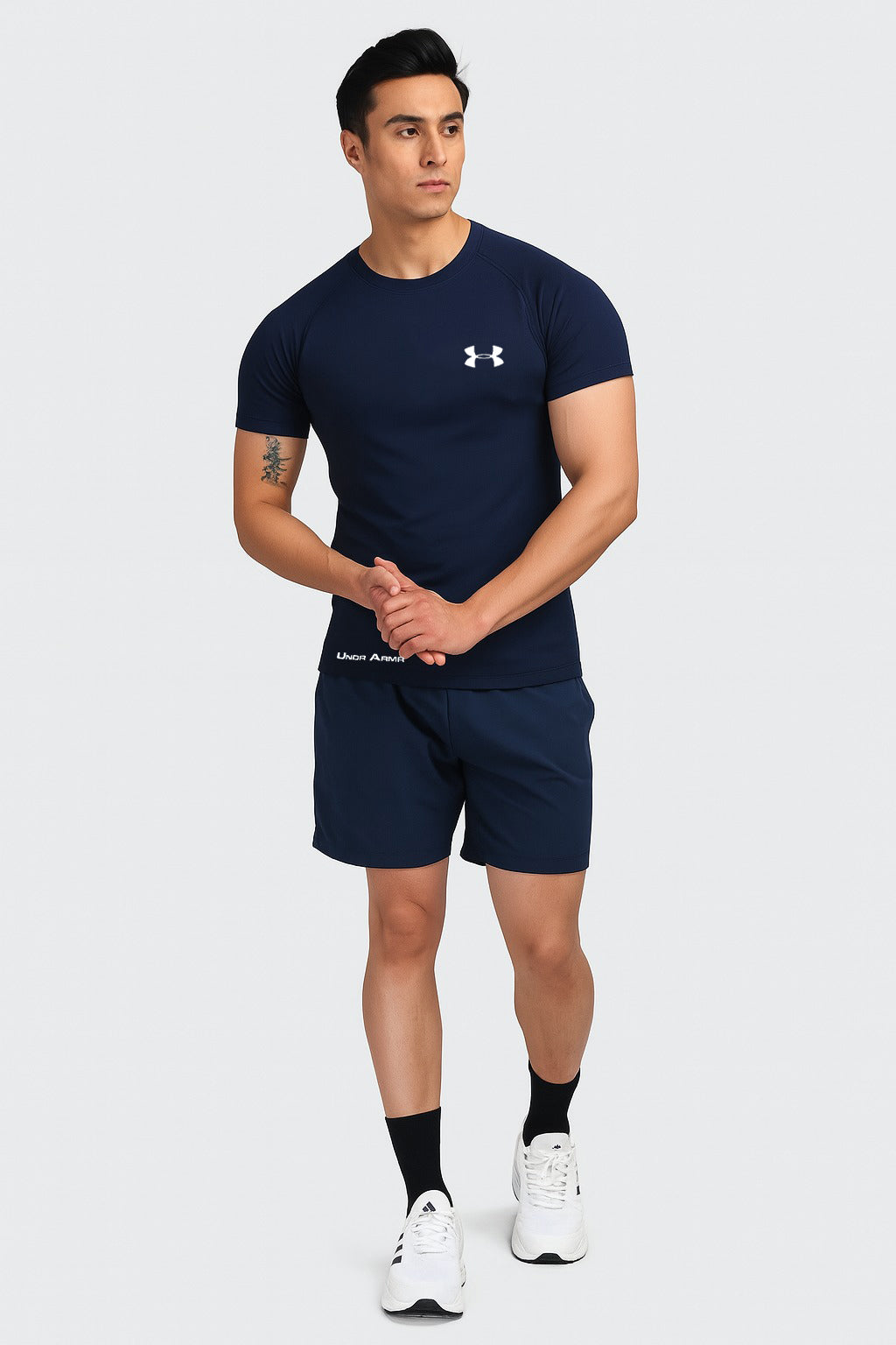 Under Armor Imported T-Shirts Navy Blue