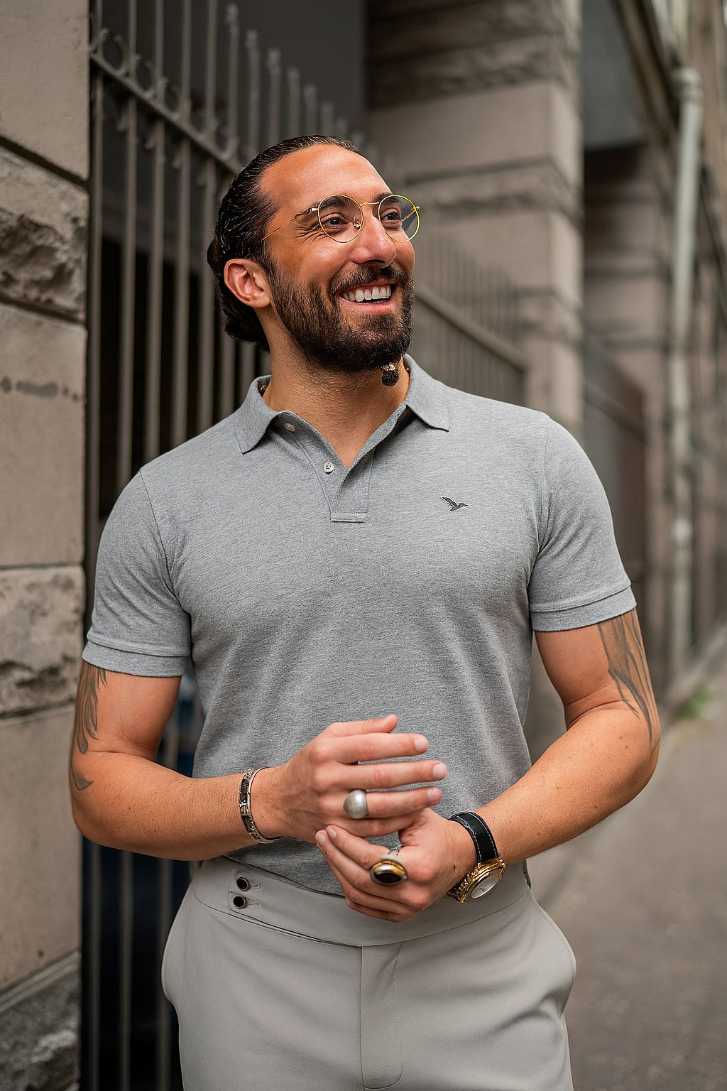 Men Imported Yact Super Stretchable Shirt