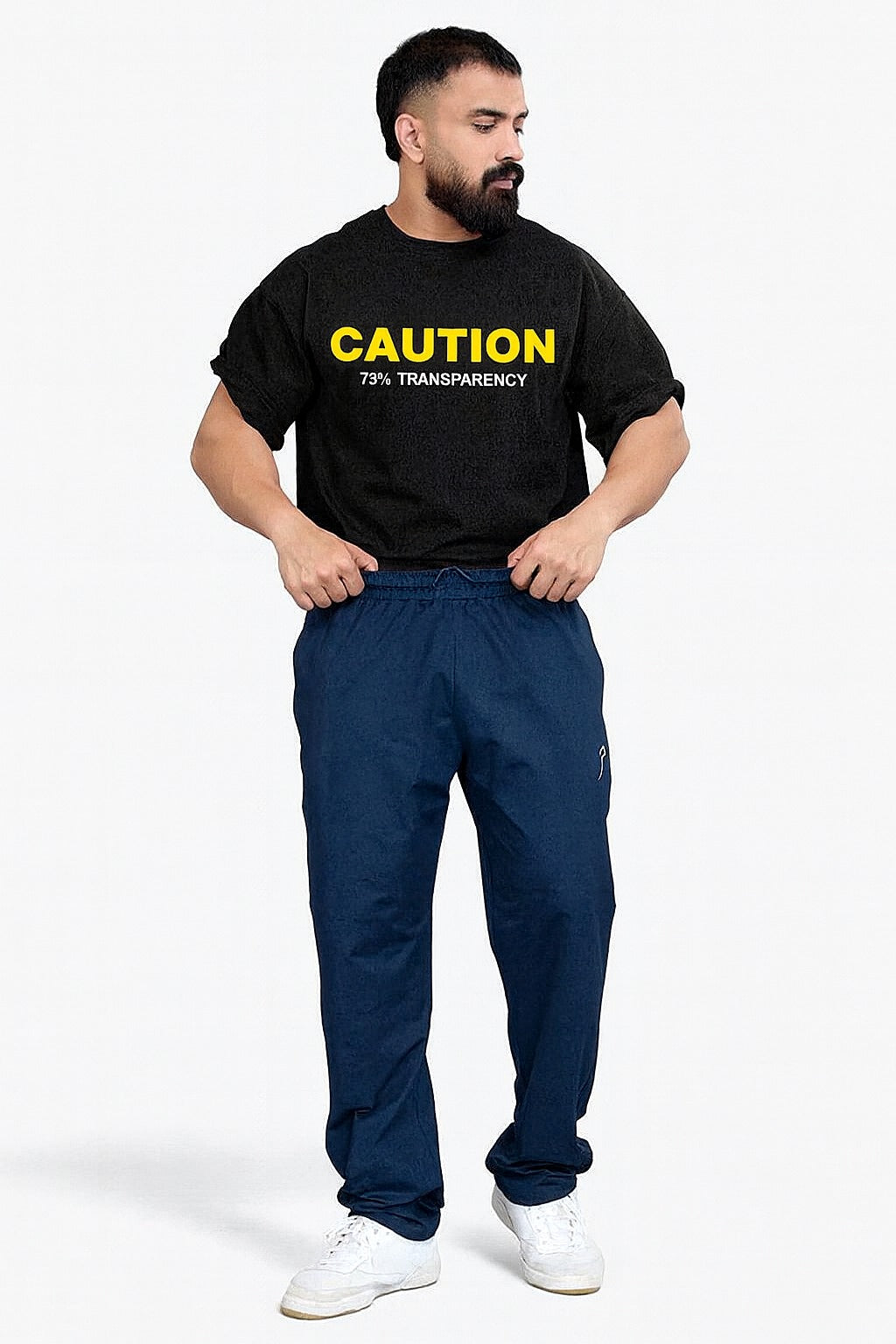 Caution Oversized Tee