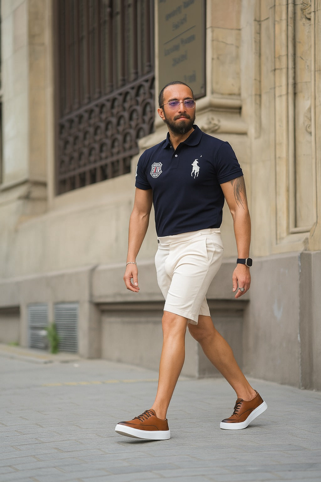 Men Polo Shirt Export Quality- Blue