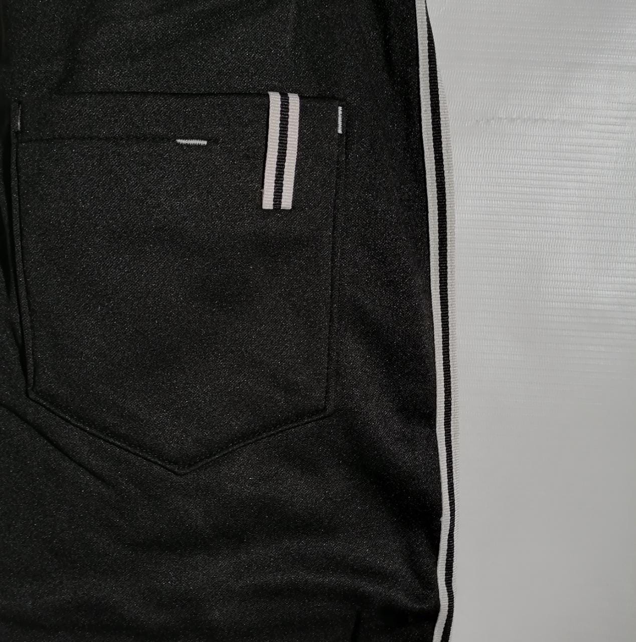 Casual Imported 1 Leg Panel Trouser Export Quality-Black