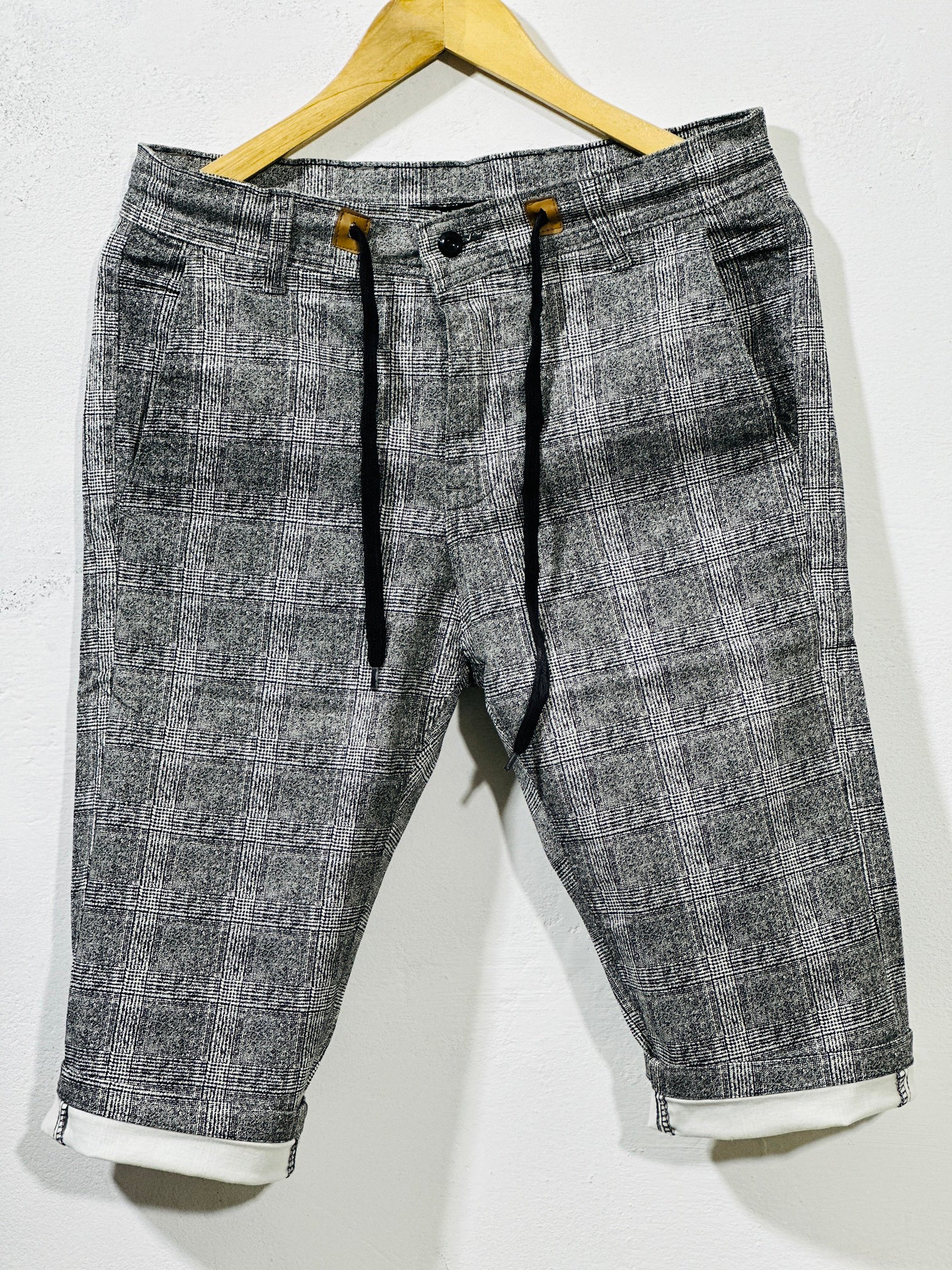 パンツ ULTERIOR TROPICAL CHECK MILITARY SHORTS ULTERIOR TROPICAL CHECK MILITARY SHORTS ショートパンツ