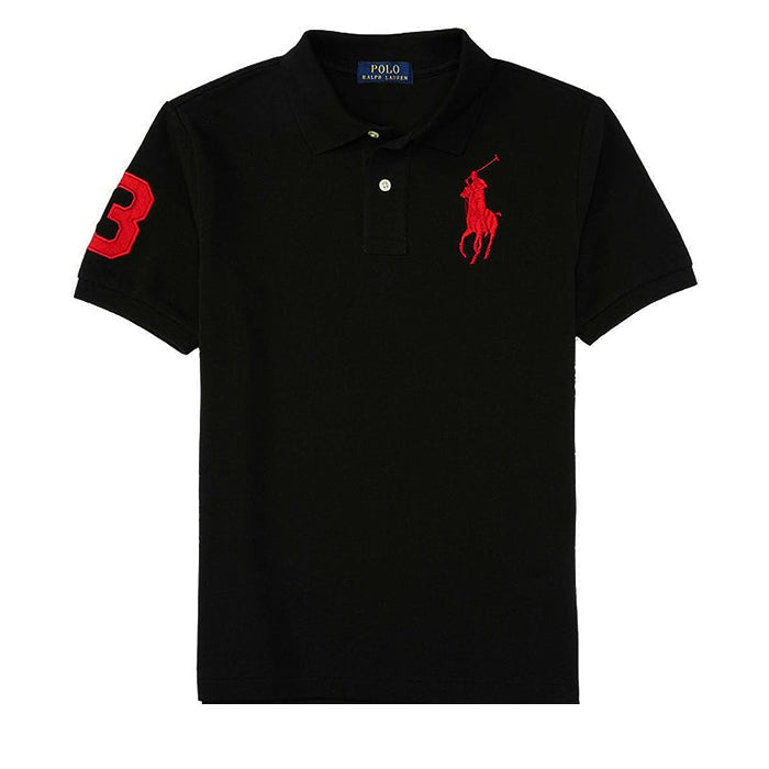 Men Polo Ralph Lauren Shirt Premium Quality- Black