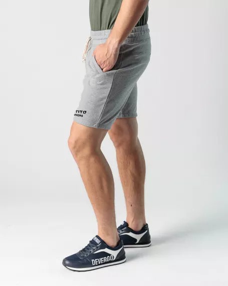 Grey Slim Fit Runner Short