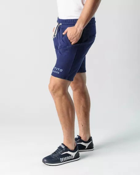 Royal Blue Slim Fit Runner Short