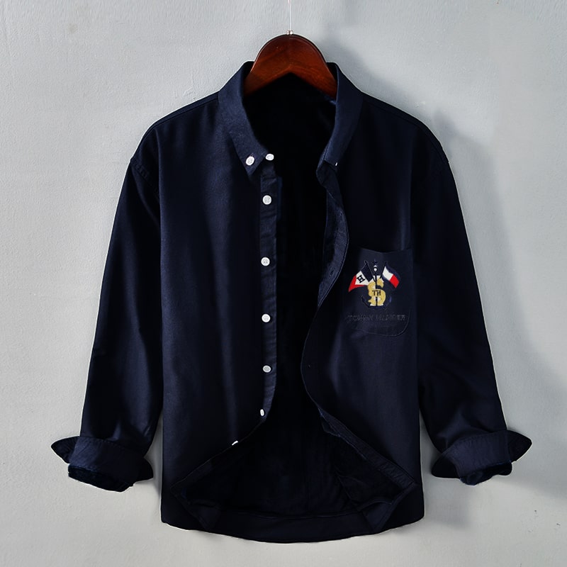 Casual Tommy Hilfiger Shirt-Blackish Bluish