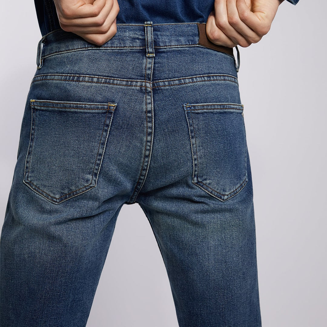 Ankle Fit Denim Blue Random Jeans