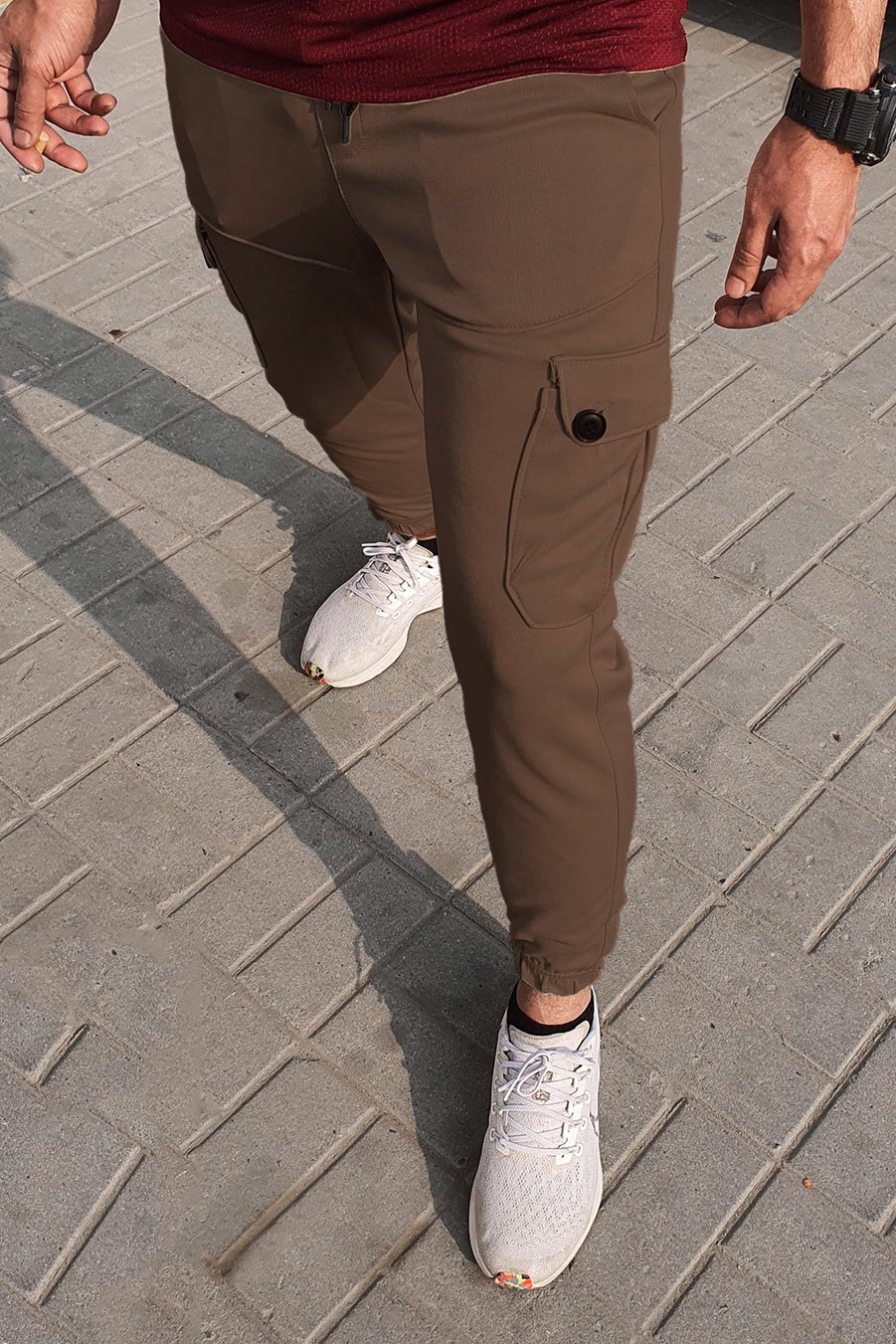 6 Pocket Cargo Trouser-Brown