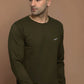 Casual Nike Sweatshirt Export Quality-Solider Green