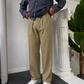 Self Texture Knitted Cotton Pant-Skin