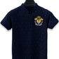 Men Round Neck Polo Shirt Export Quality-Blue