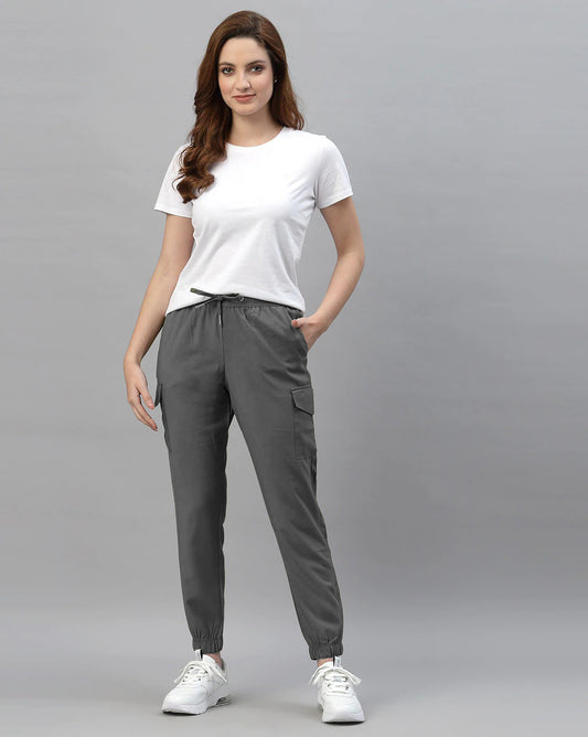 6 Pocket Cargo Trouser-Grey