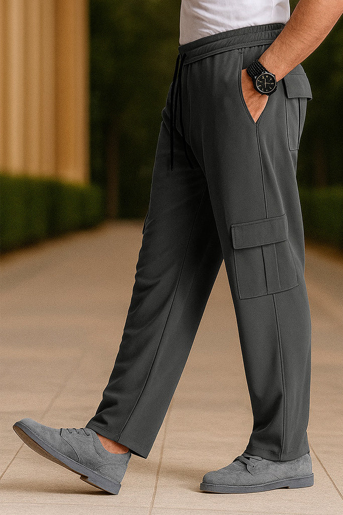 Imported 6 Pocket Trouser-Charcoal Grey