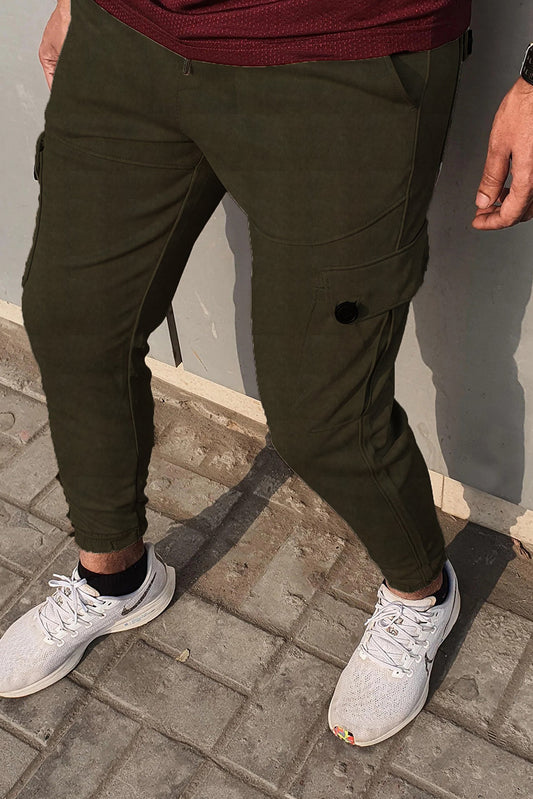 6 Pocket Cargo Trouser-Solider Green