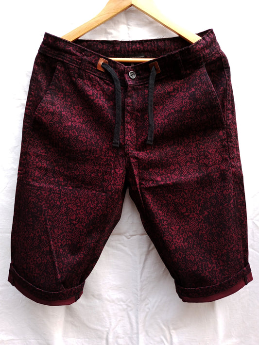 Camo Maroon Rufil Camouflaged Short