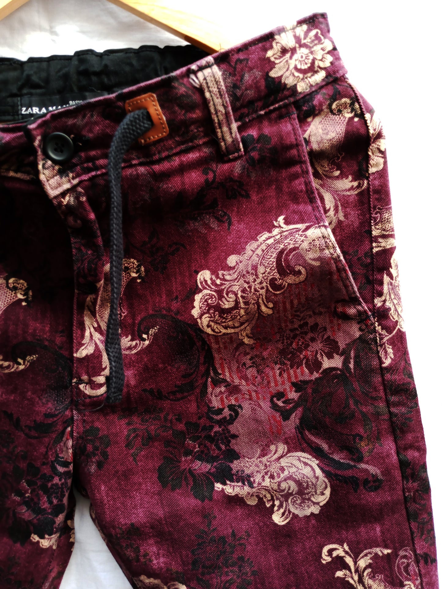 Camo Maroon Spunch Camouflaged Short