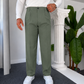 Self Texture Knitted Cotton Pant-Mint