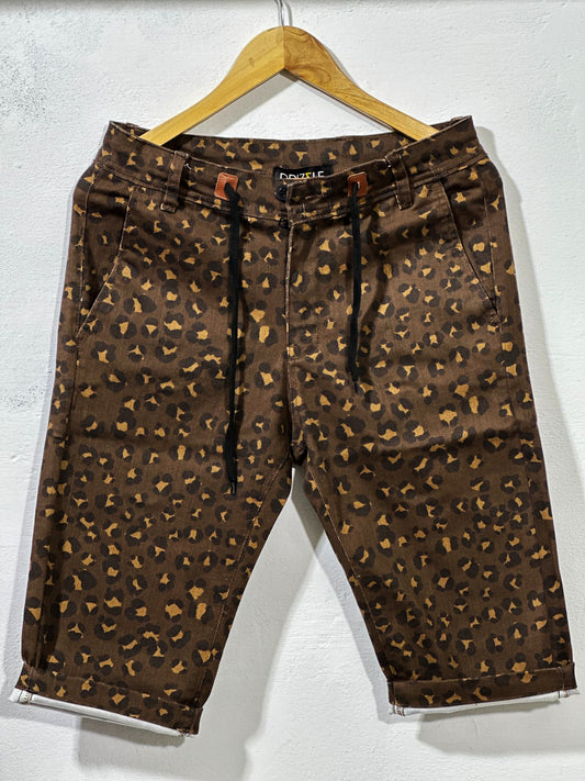 Cheetah Print Choco Camouflaged Short