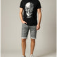 Check Camouflaged Short