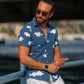 Half Sleeve- Linen Grey Tie Dye