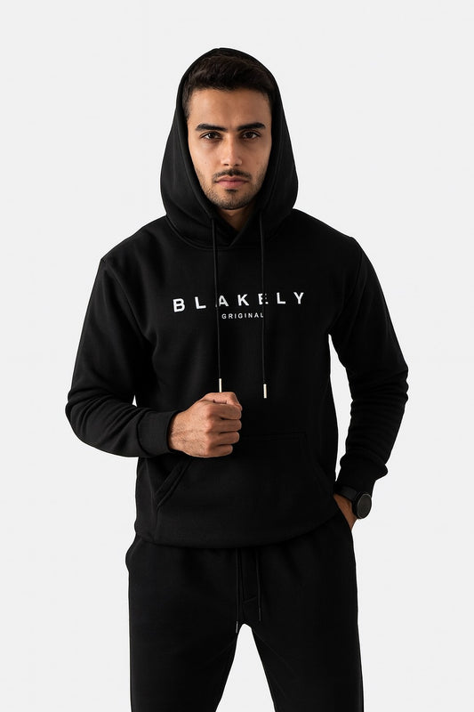Casual Blakely Hoodiee Export Quality-Black