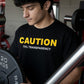 Caution Oversized Tee