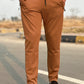 Smart Slim Fit Trouser Export Quality-Camel Brown
