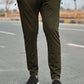 Smart Slim Fit Trouser Export Quality-Olive Green