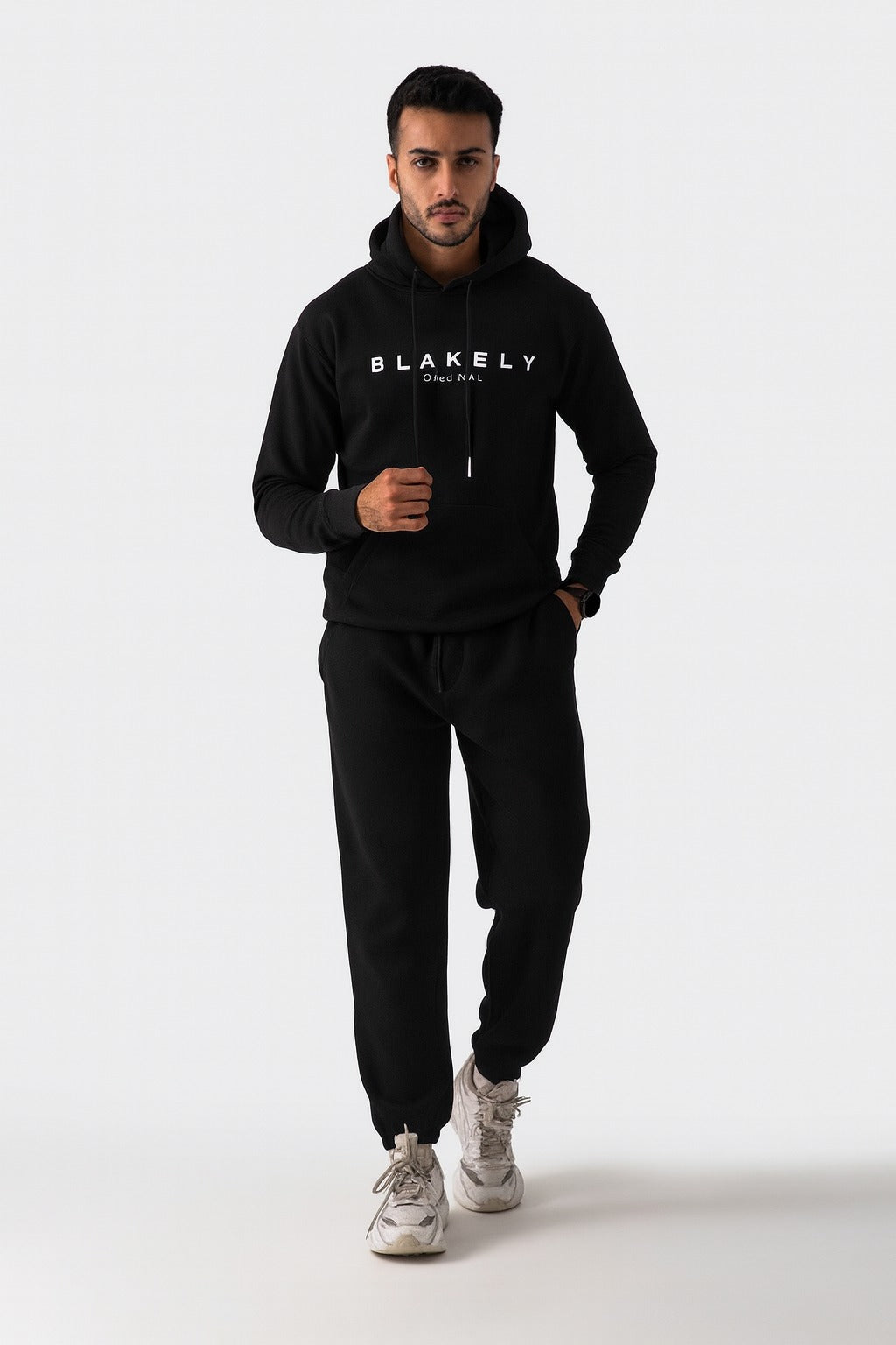 Casual Blakely Hoodiee Export Quality-Black