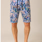 Floral Camouflaged Blue Mix Short